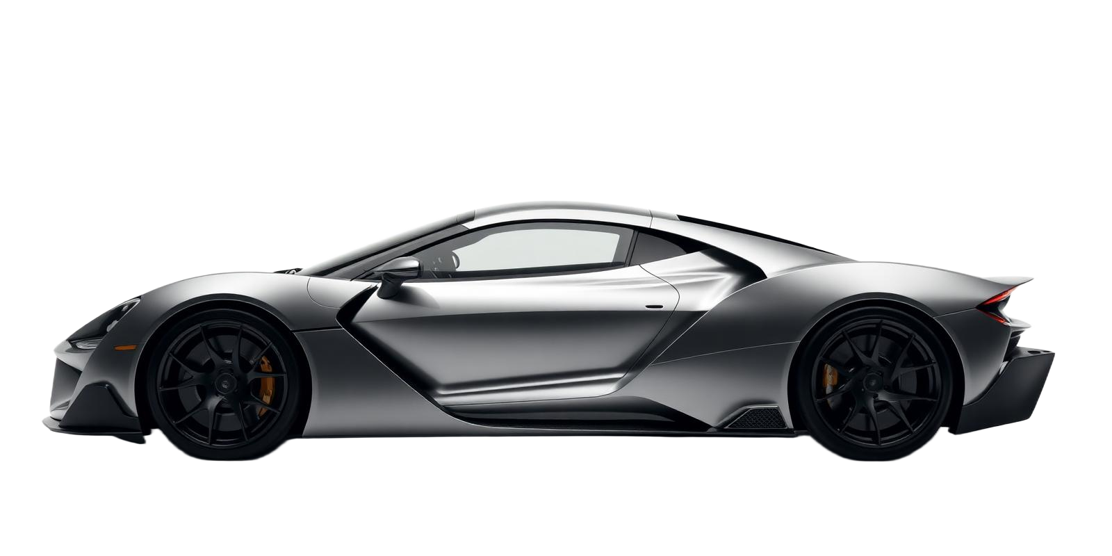Luxury hypercar side profile